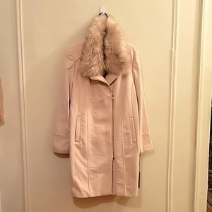 Karl Lagerfeld Coat With Faux Fur Detachable Collar